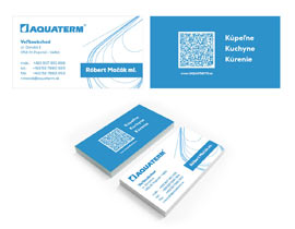 Aquaterm - Creation and printing of business cards